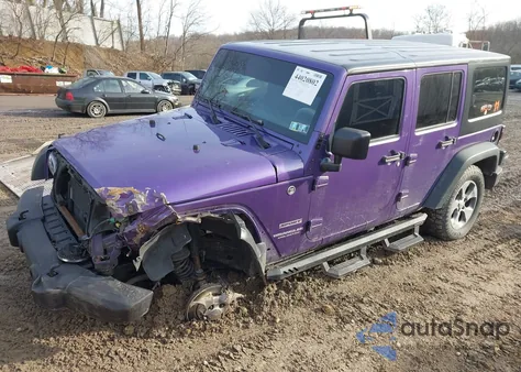 2017 Jeep Wrangler Unlimited Sport 4X4 из США, поврежденный, VIN 1C4BJWDG2HL730714